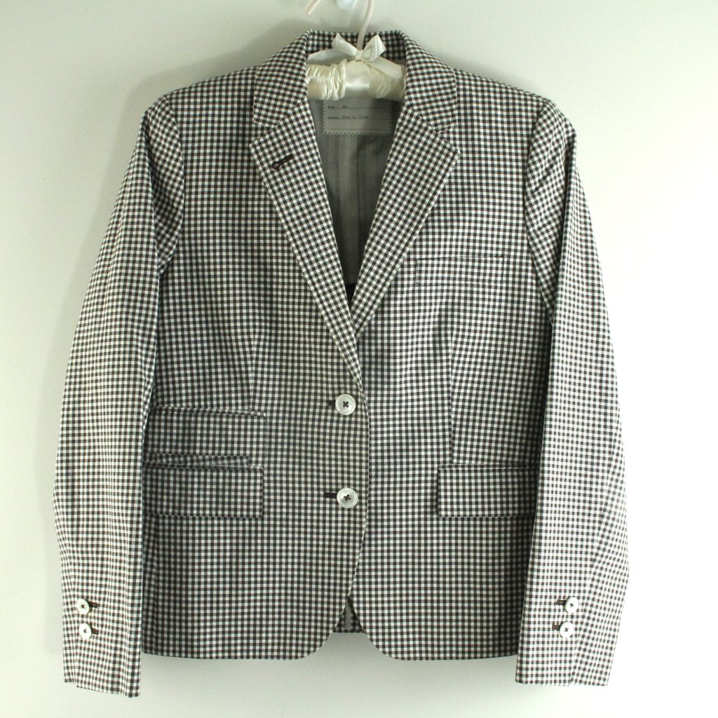 Brooks Brothers Black Fleece Thom Browne Gingham Check Blazer Suit Jacket Bb3 M